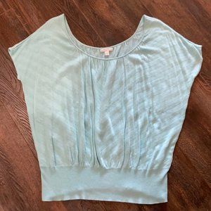 🌺2/$15 New York & Co Baby blue cap sleeve sweater